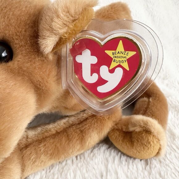 Ty Humphrey Camel Beanie Babies Buddies Classic Heart Tag 10" Vintage Plush - Picture 2 of 5